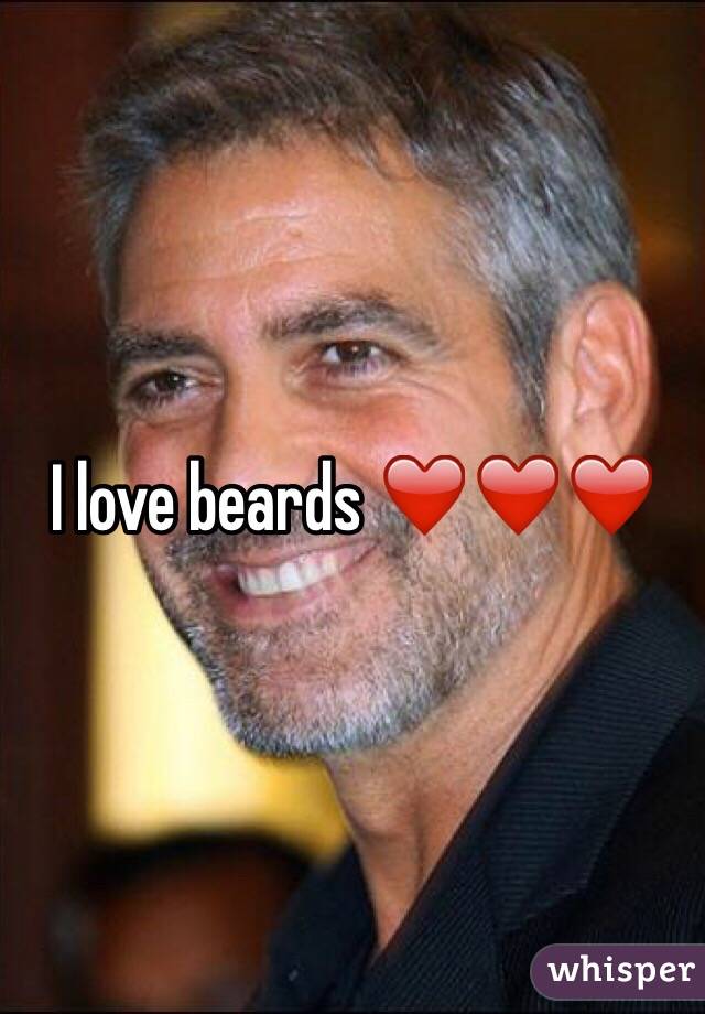 I love beards ❤️❤️❤️