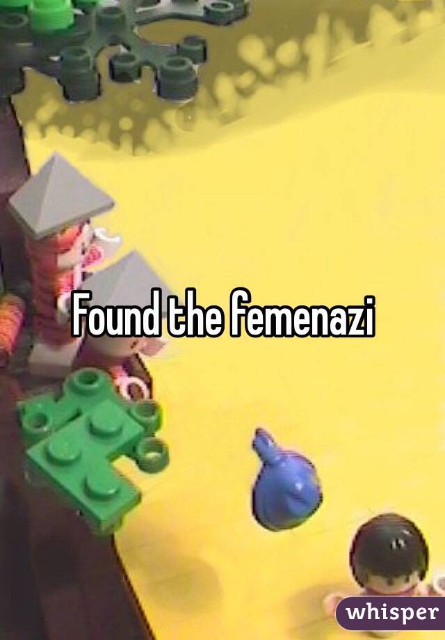 Found the femenazi 