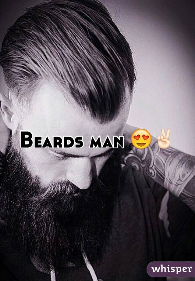 Beards man 😍✌🏻️