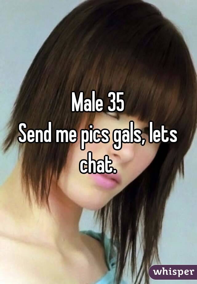 Male 35
Send me pics gals, lets chat. 