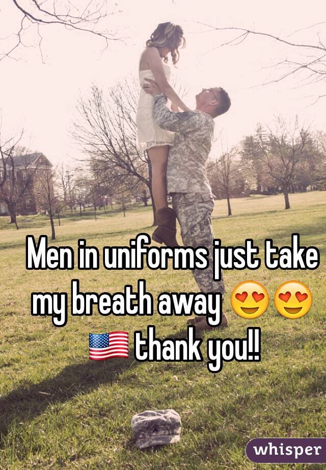 Men in uniforms just take my breath away 😍😍🇺🇸 thank you!!