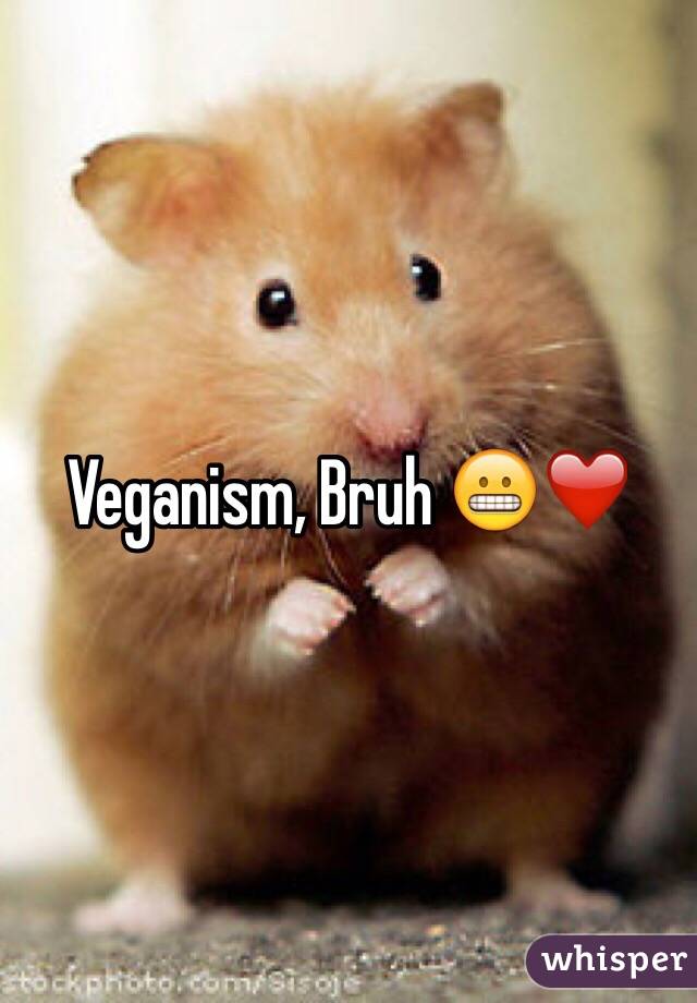 Veganism, Bruh 😬❤️