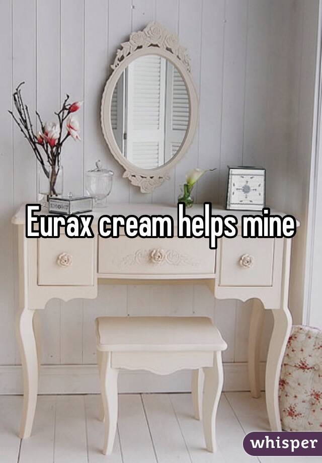 Eurax cream helps mine 