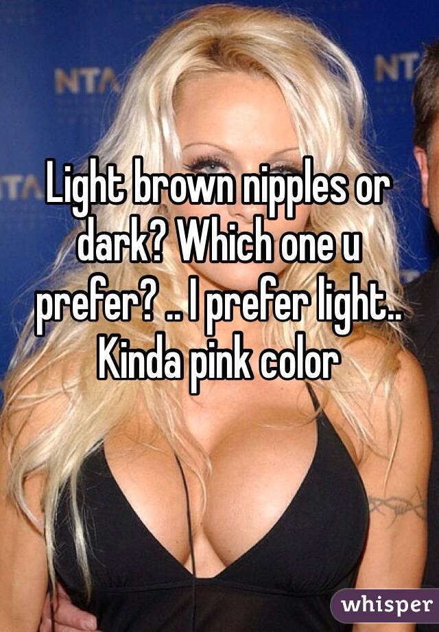 Brown Nipples Vs Pink Nipples 113