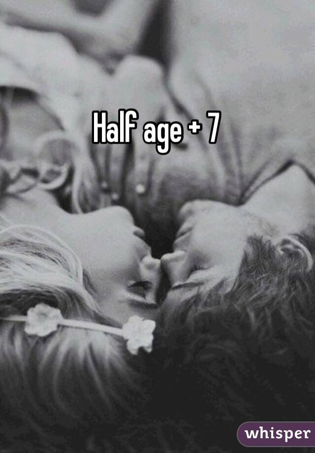Half age + 7