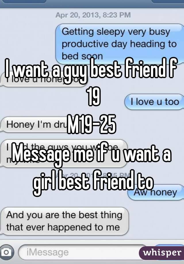 Message for a guy best friend