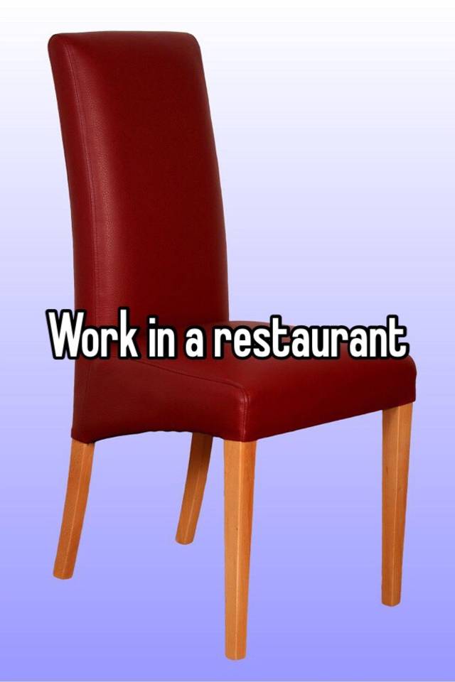 work-in-a-restaurant