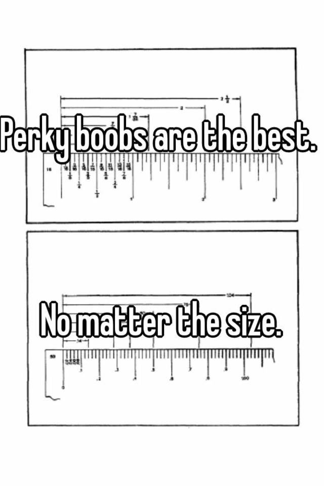 Perky Boobs Are The Best No Matter The Size