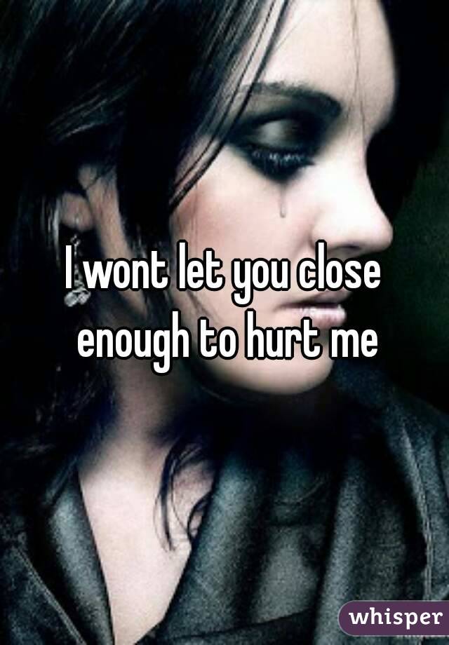 I <b>wont let</b> you close enough to hurt me - 051587b1bceef8270712476dc5fafab93c3b1f-wm