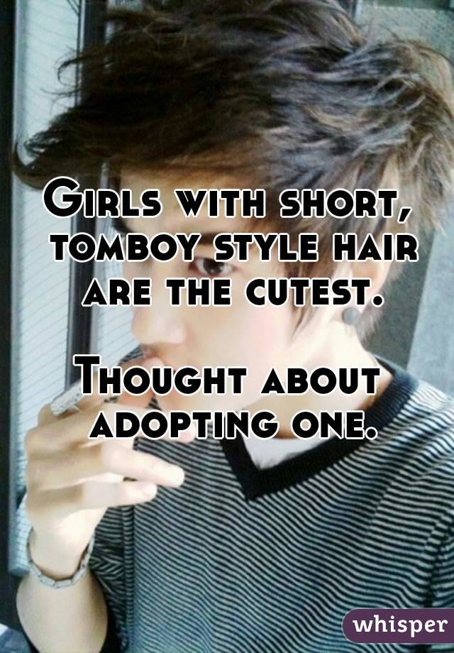 tomboy style hair
