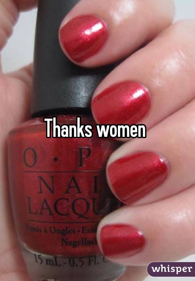 Thanks women