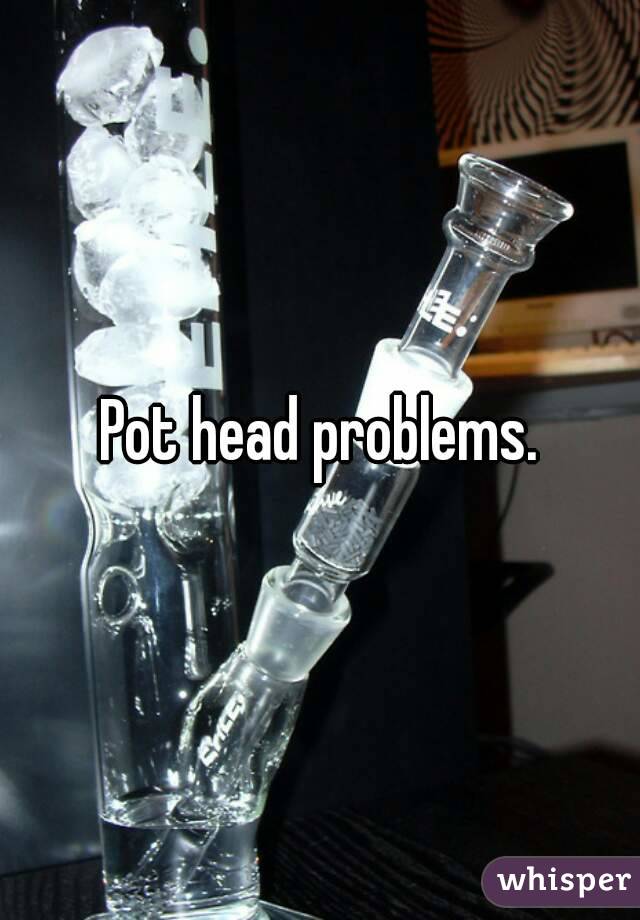 Pot head problems.
