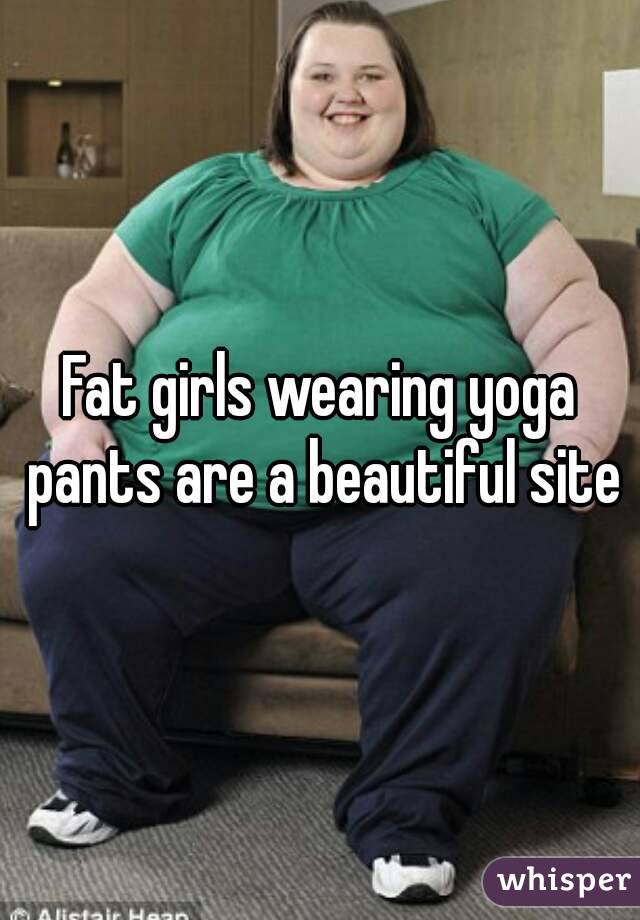 pants Fat girl in yoga
