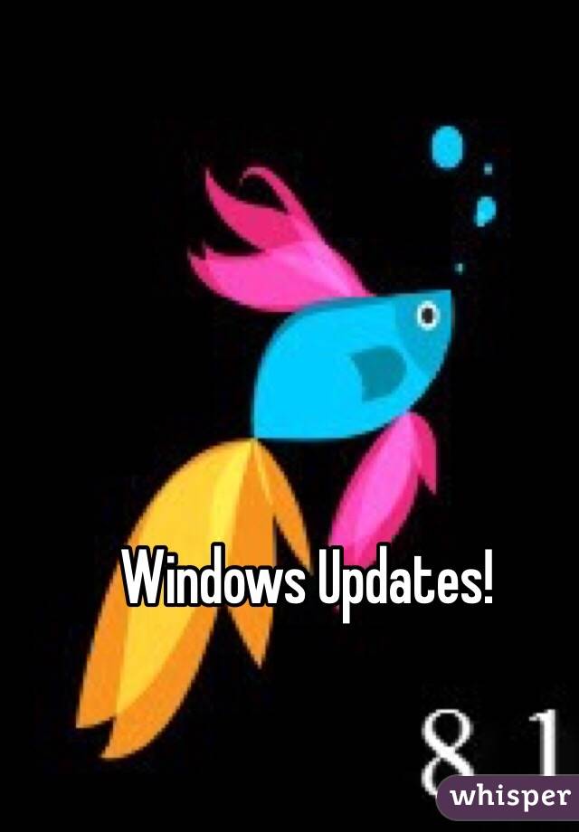 Windows Updates!