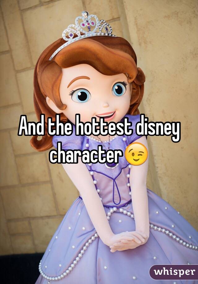 And the hottest disney character😉