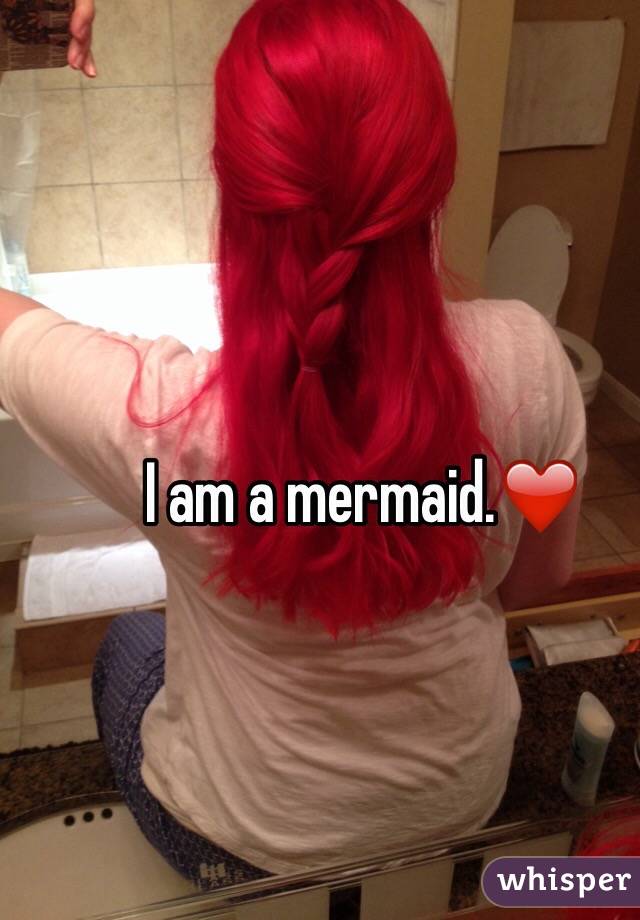 I am a mermaid.❤️