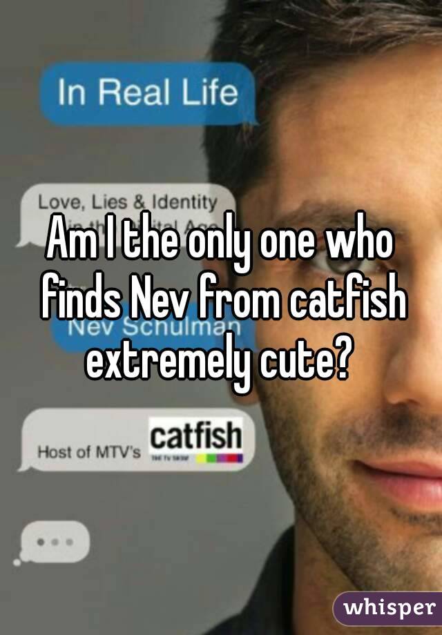 Am I the only one who finds Nev from catfish extremely cute? 