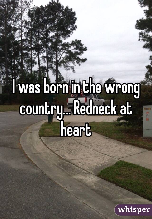 I was born in the wrong country... Redneck at heart 