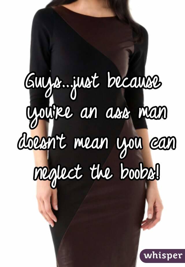 Guys...just because you're an ass man doesn't mean you can neglect the boobs!