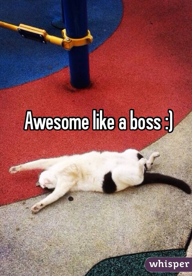 Awesome like a boss :)