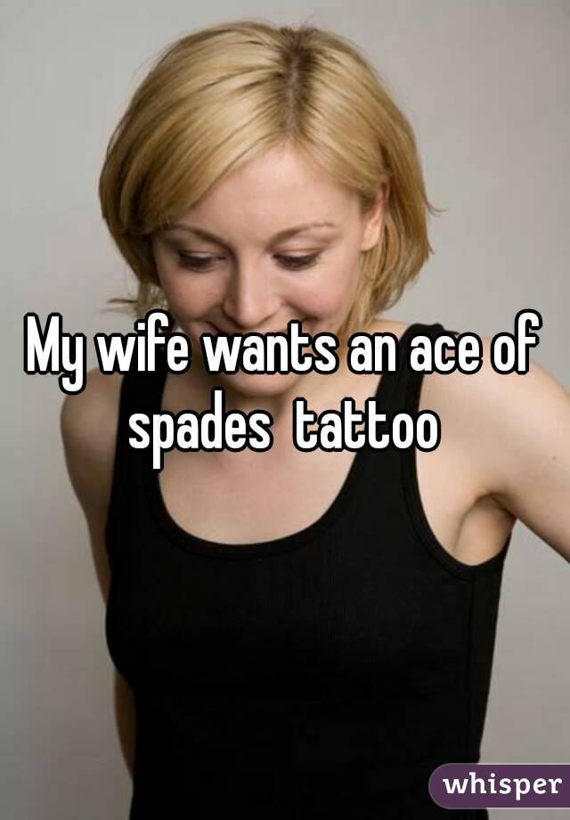 bbc white wives queen of spades tattoos