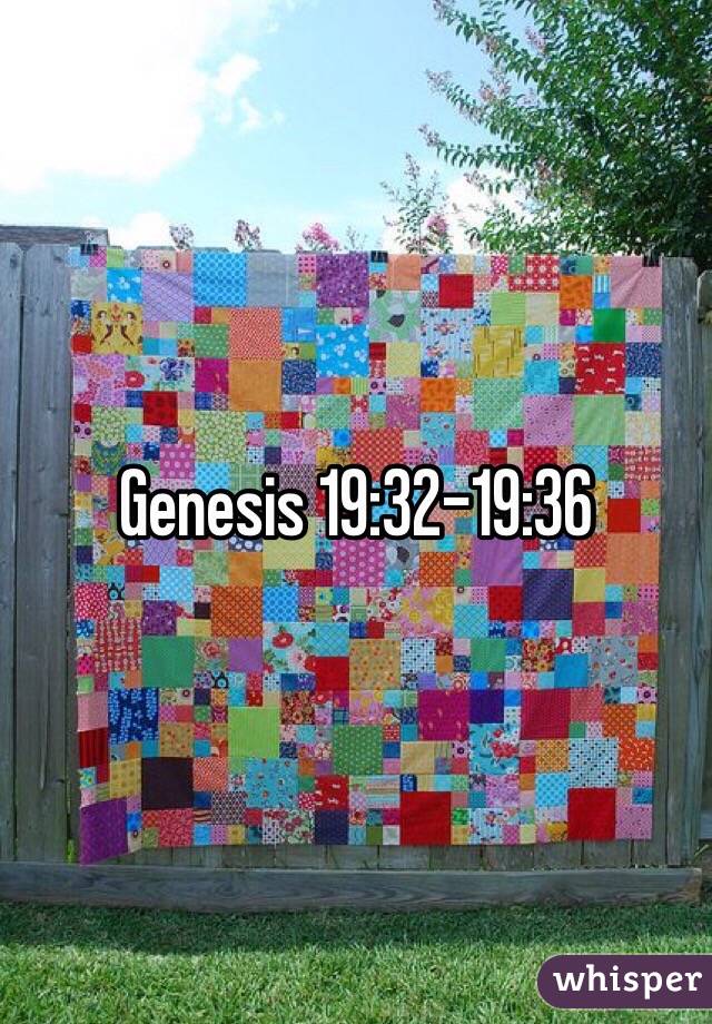 Genesis 19:32-19:36 