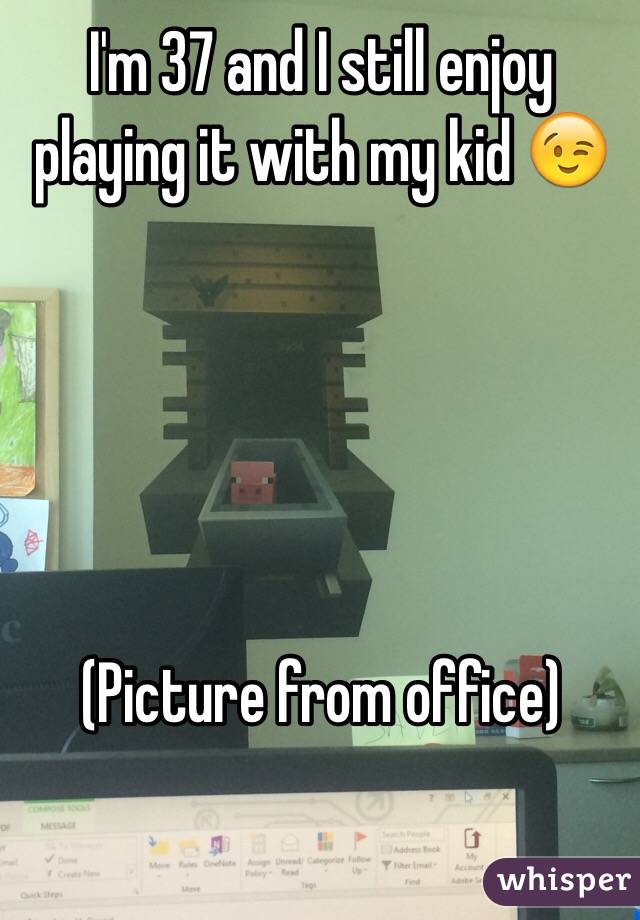 I'm 37 and I still enjoy playing it with my kid 😉





(Picture from office)