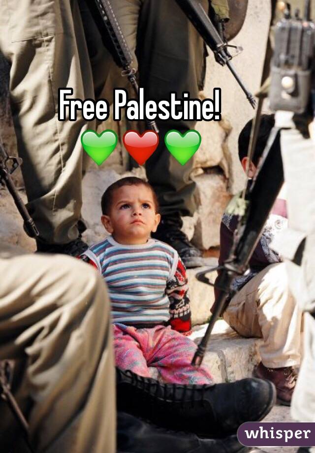 Free Palestine!
💚❤️💚