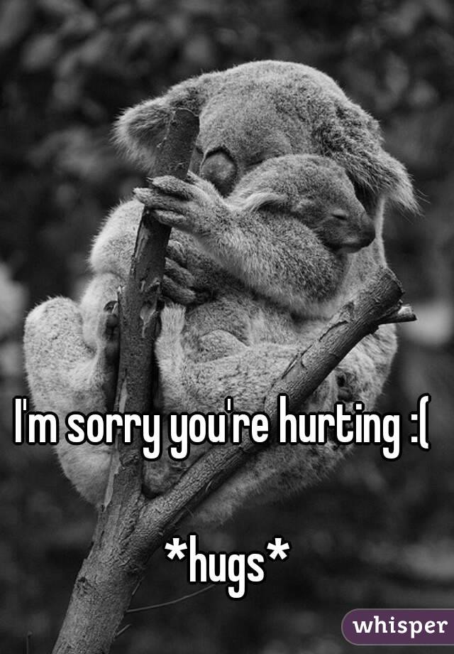 I'm sorry you're hurting :( 

*hugs*