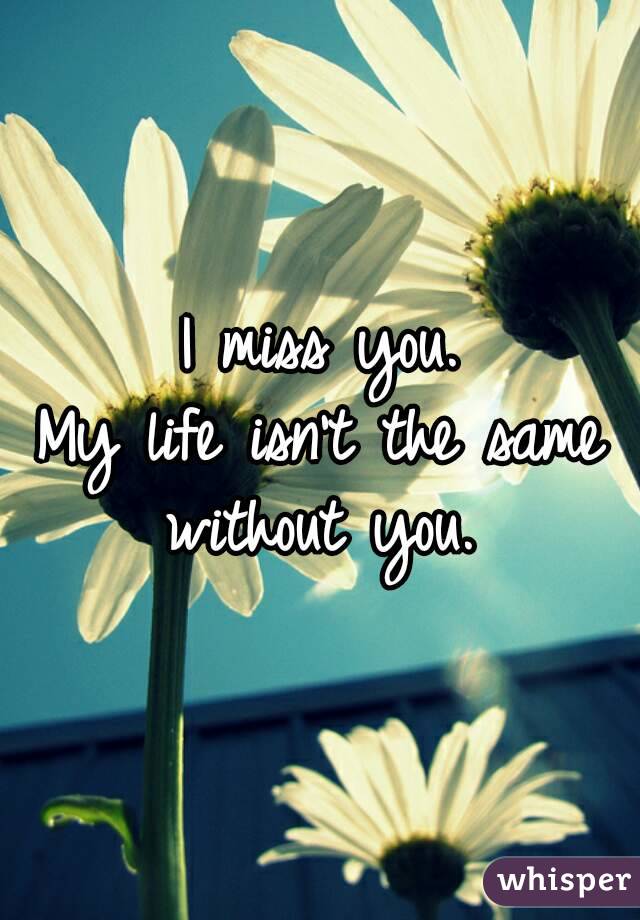 Life isn't same without you - Life isn't same without you