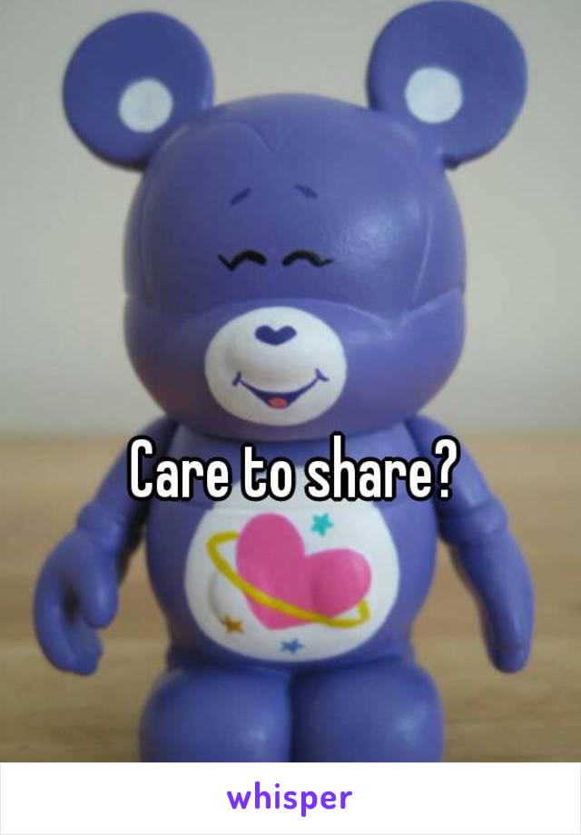 Care to share?