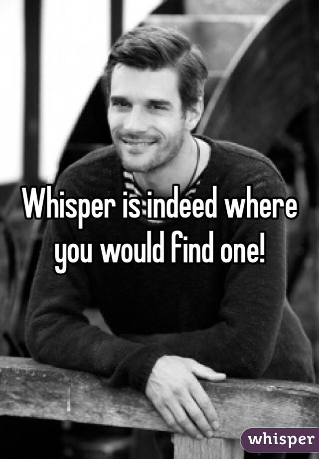Whisper is indeed where you would find one!