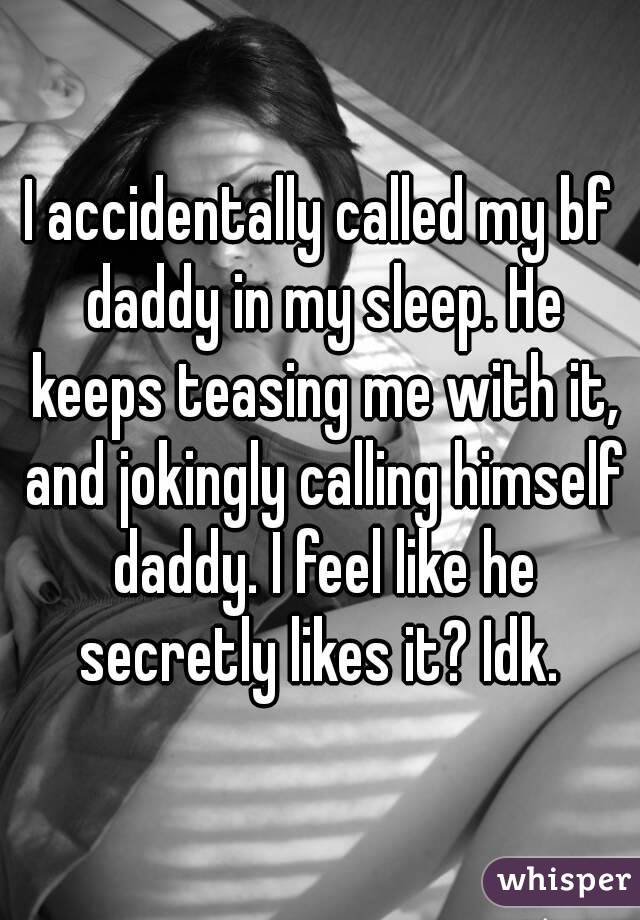 Teasing Daddy