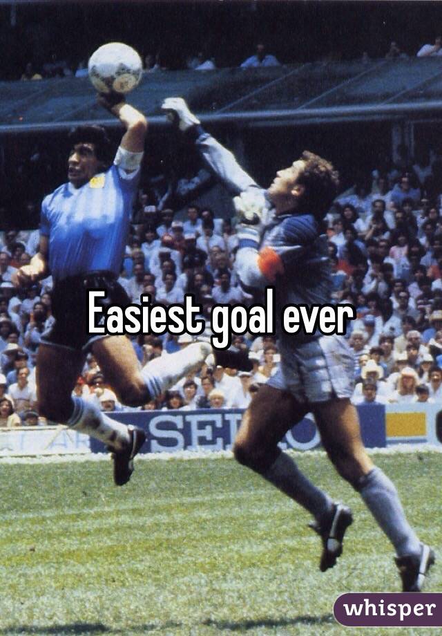 Easiest goal ever