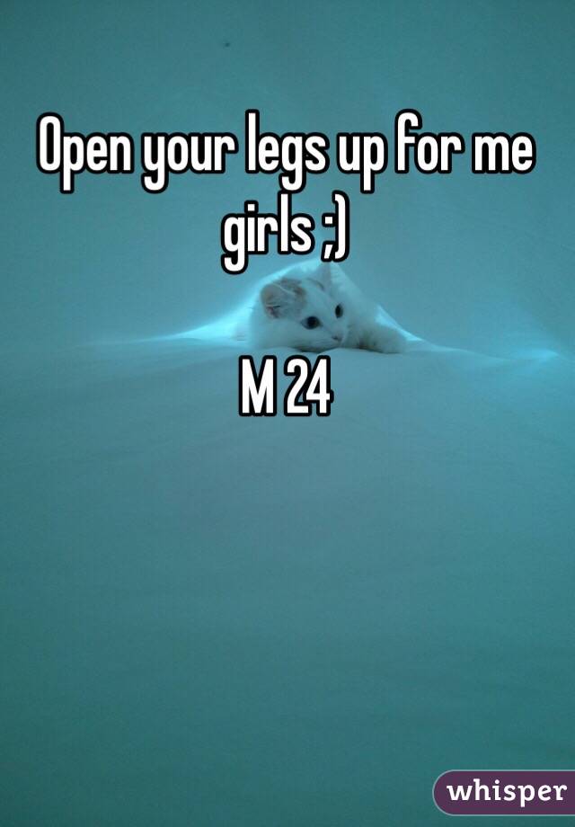 Open your legs up for me girls ;)

M 24