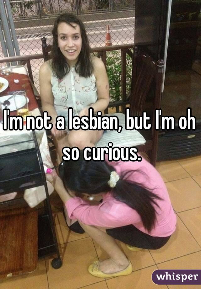 I'm not a lesbian, but I'm oh so curious.