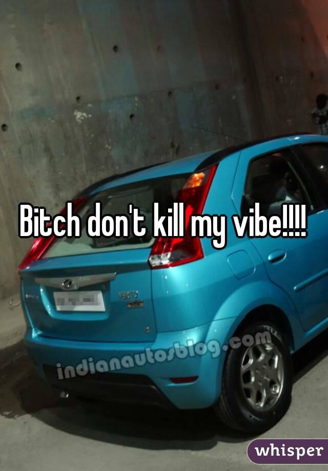 Bitch don't kill my vibe!!!!