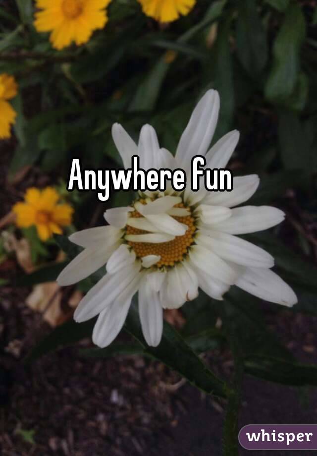 Anywhere fun 