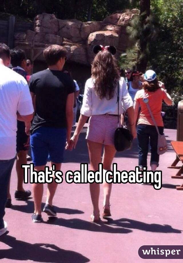 That's called cheating