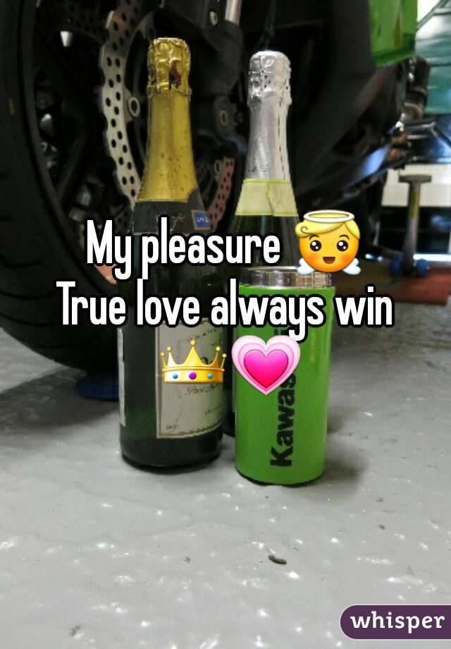 My pleasure 😇
True love always win 👑💗