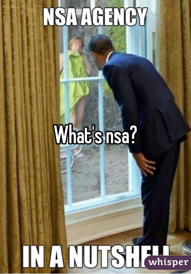 What's nsa? 