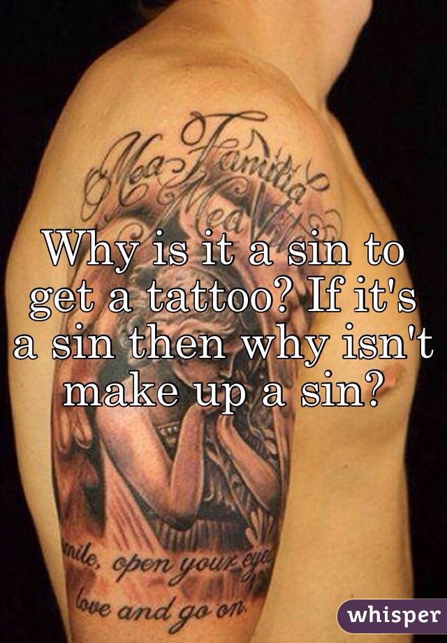 Is it a sin to get a tattoo  KellyMinistries is on point here  Sin  NotASin Tattoo Tattoos TattoosInTheBible Bible GodsWord  WhatDoesGodSay  By Christian Hip Hop Hits Just As Hard  Facebook