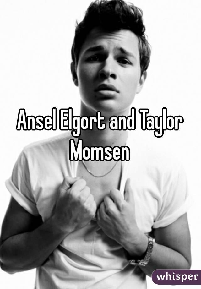 Ansel Elgort and Taylor Momsen 