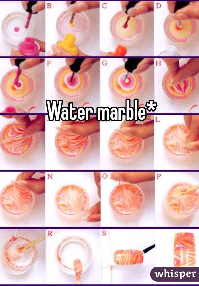 Water marble*