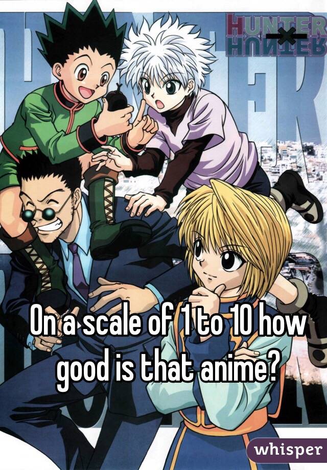 On a scale of 1 to 10 how good is that anime?