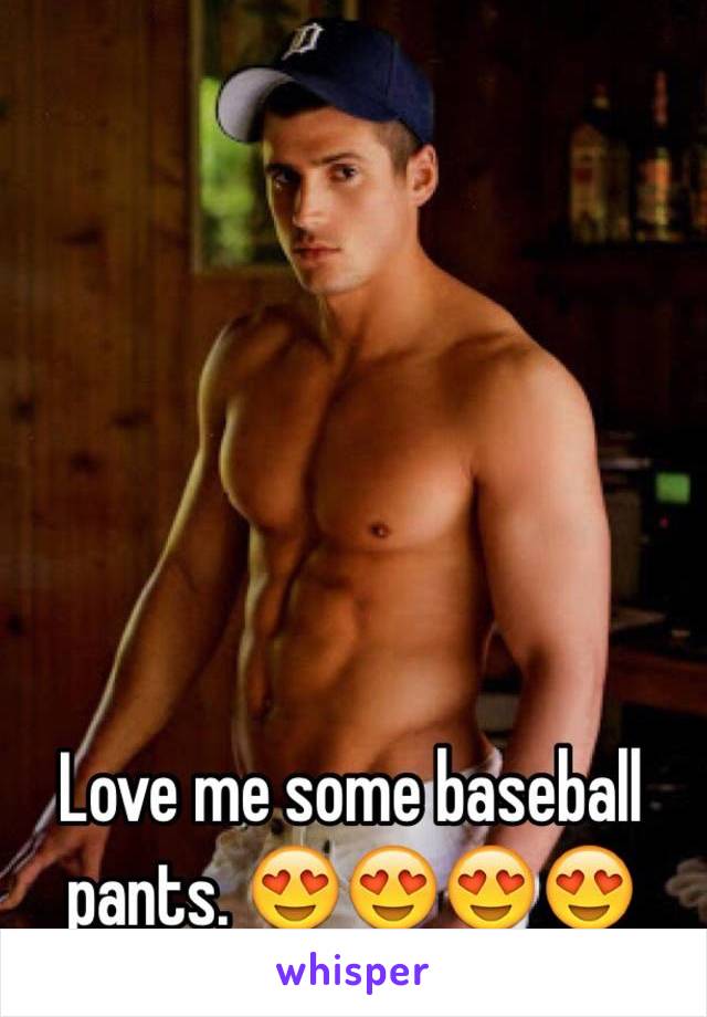 Love me some baseball pants. 😍😍😍😍