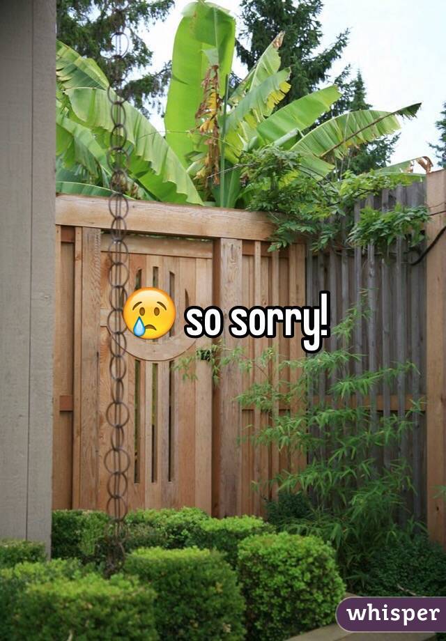 😢 so sorry! 