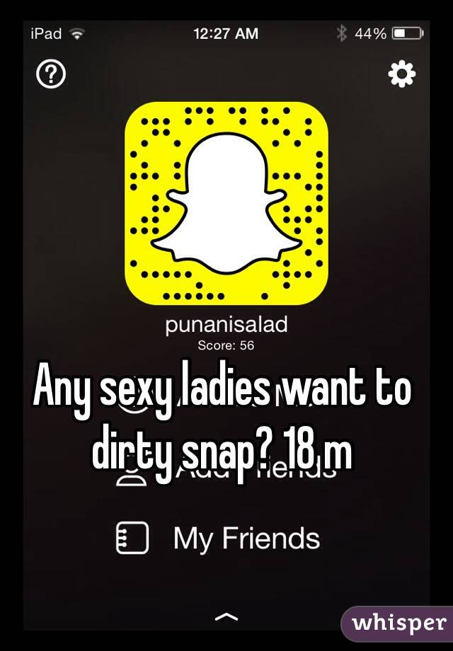 Any sexy ladies want to dirty snap? 18 m
