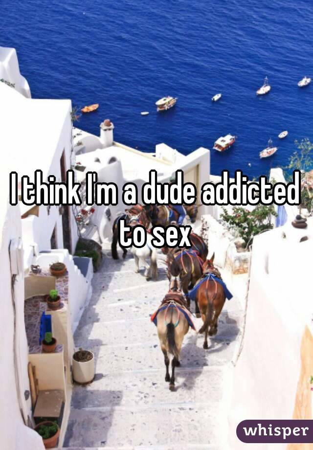 I think I'm a dude addicted to sex 