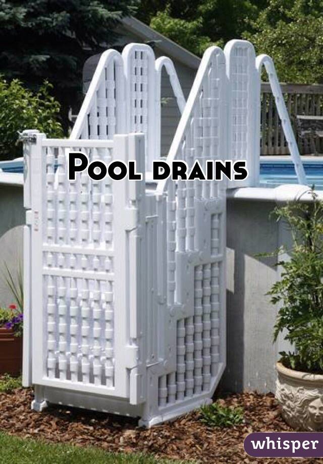 Pool drains